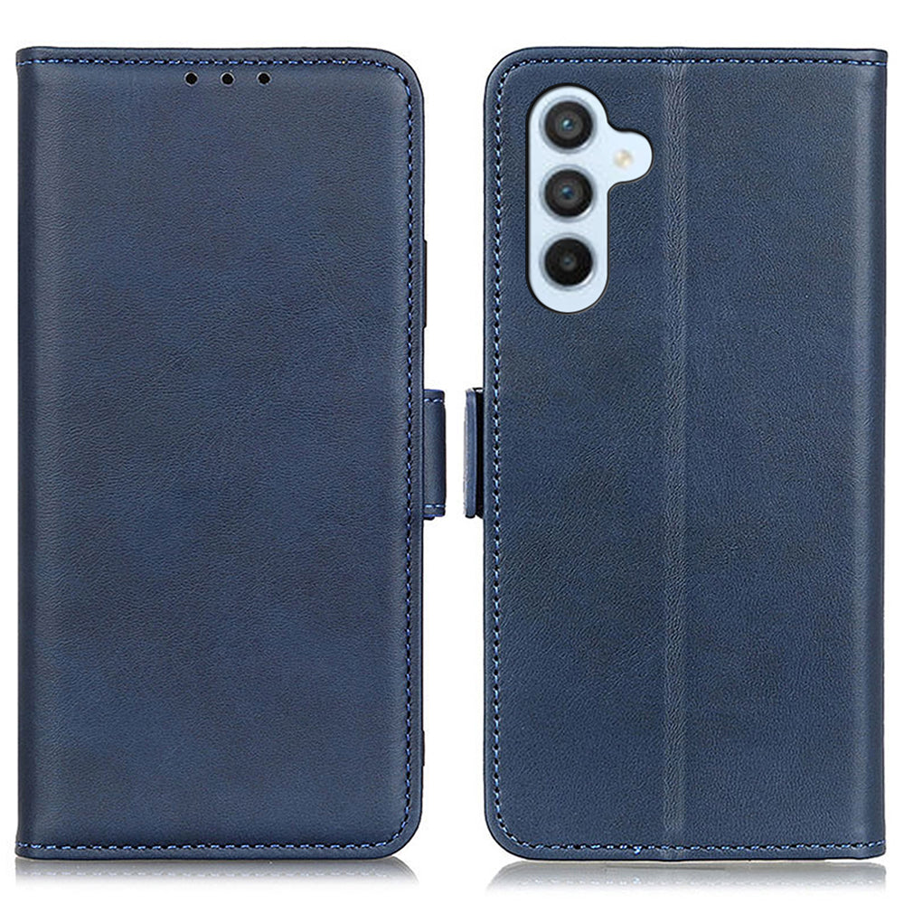 For Samsung Galaxy F34 5G M34 5G Wallet Phone Case Cowhide Texture PU Leather Cover with Stand