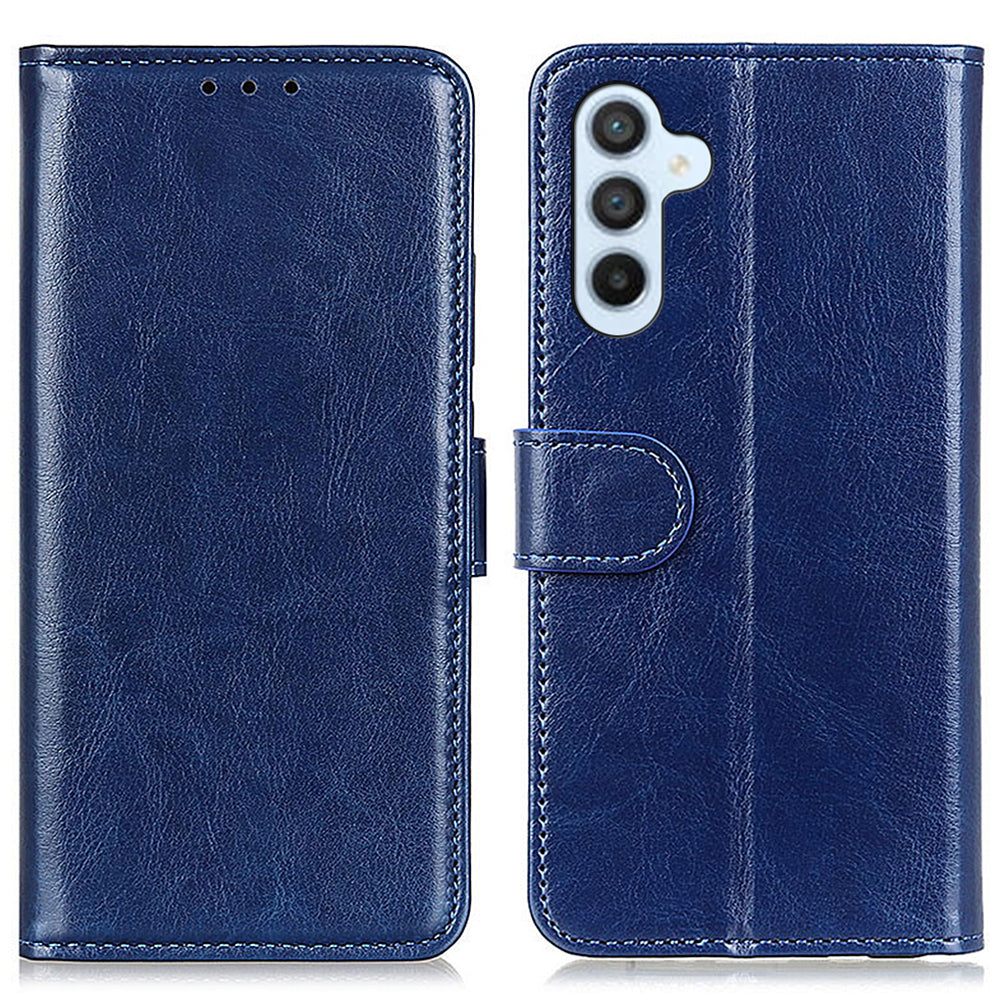 For Samsung Galaxy F34 5G F34 5G M34 5G PU Leather Stand Phone Case Crazy Horse Texture Wallet Cover