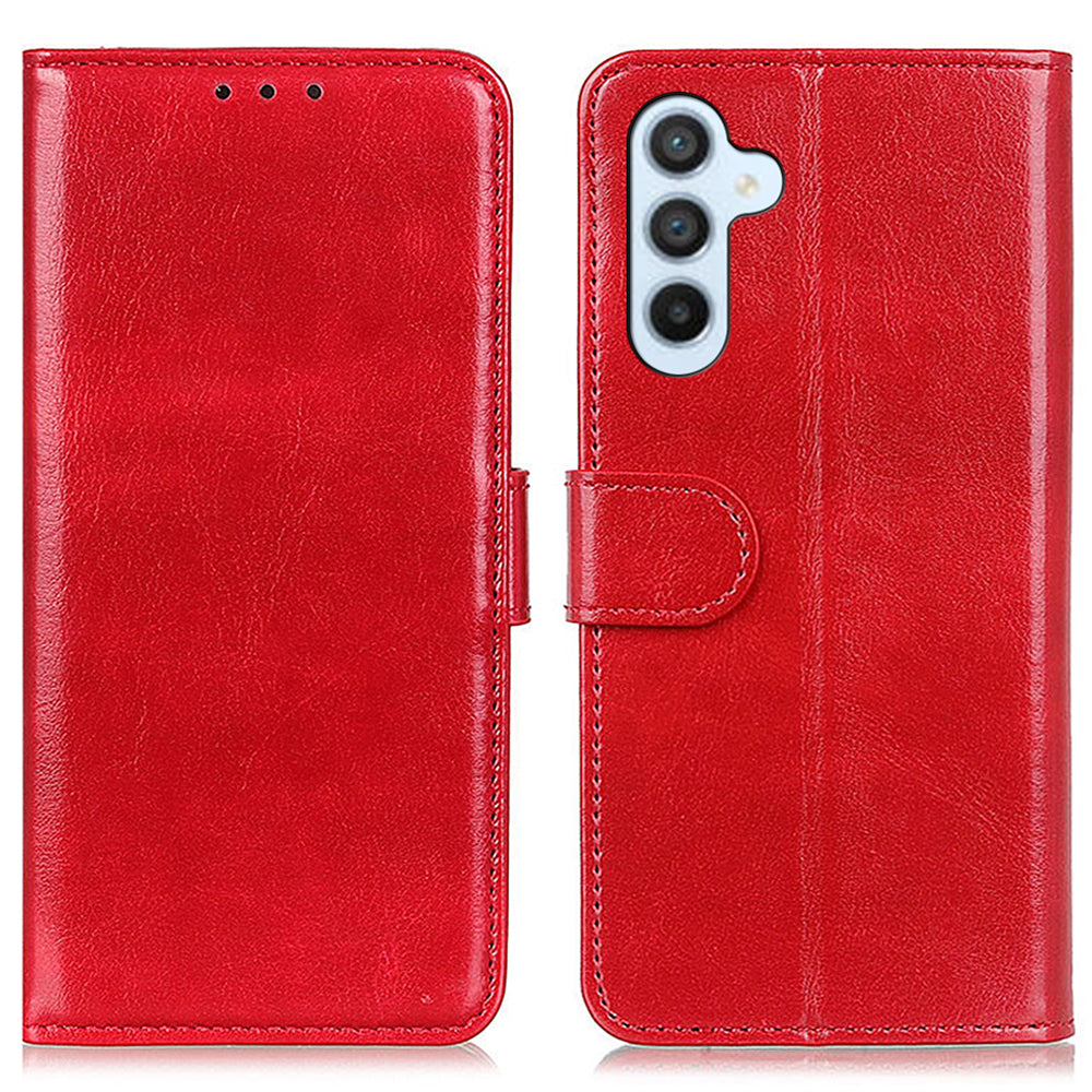 For Samsung Galaxy F34 5G F34 5G M34 5G PU Leather Stand Phone Case Crazy Horse Texture Wallet Cover