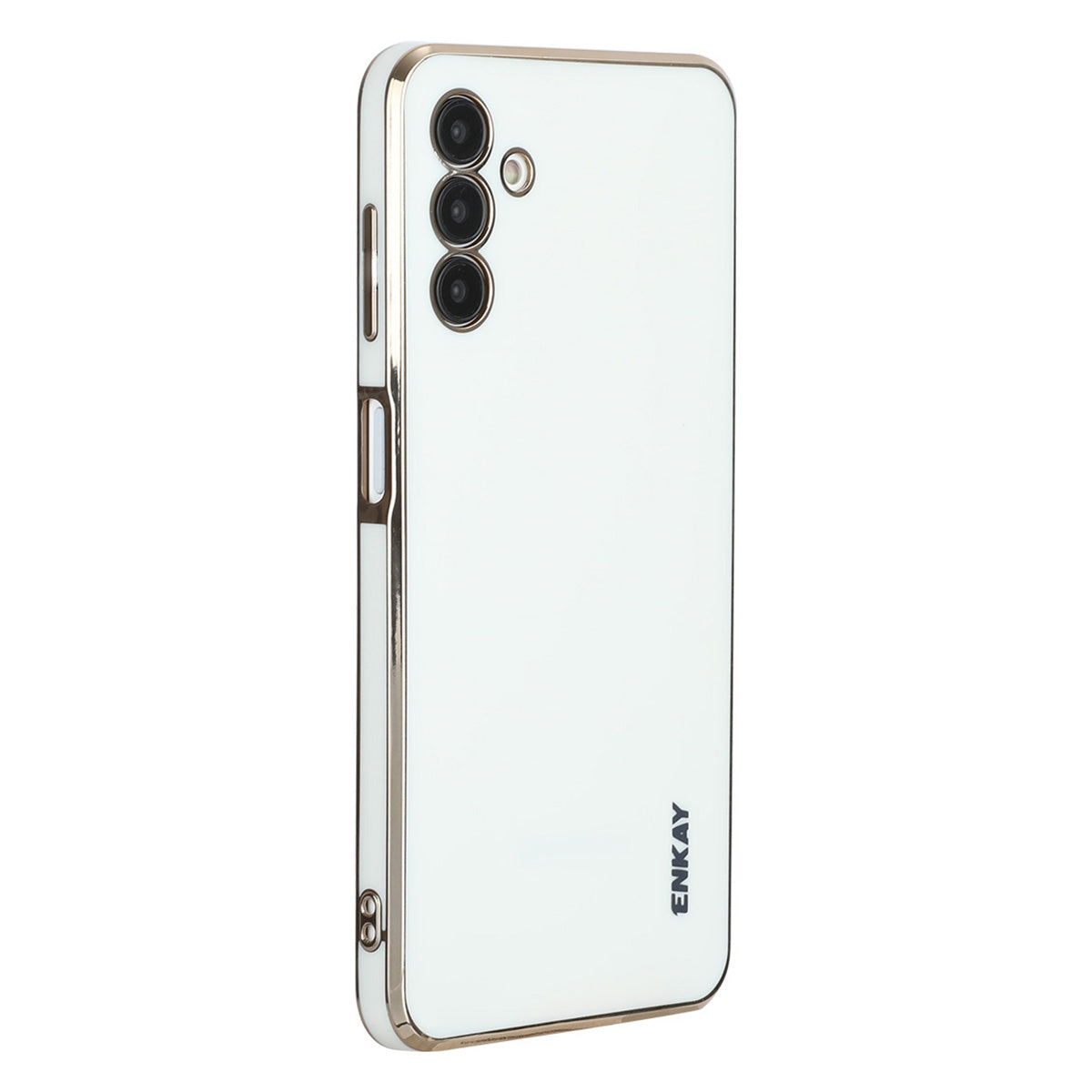 ENKAY HAT PRINCE For Samsung Galaxy A34 5G TPU Phone Case Precise Cutout Electroplating Edge Cover