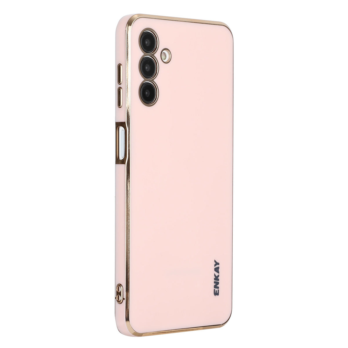 ENKAY HAT PRINCE For Samsung Galaxy A14 5G Electroplating Edge TPU Case Precise Cutout Anti-Fall Phone Cover