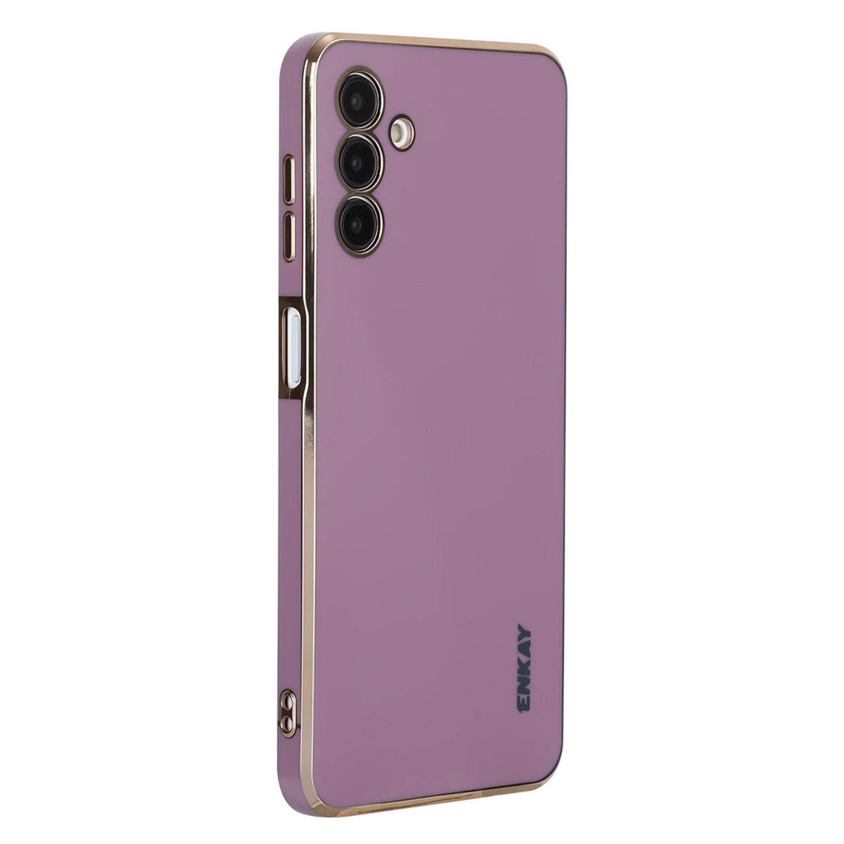 ENKAY HAT PRINCE For Samsung Galaxy A14 5G Electroplating Edge TPU Case Precise Cutout Anti-Fall Phone Cover