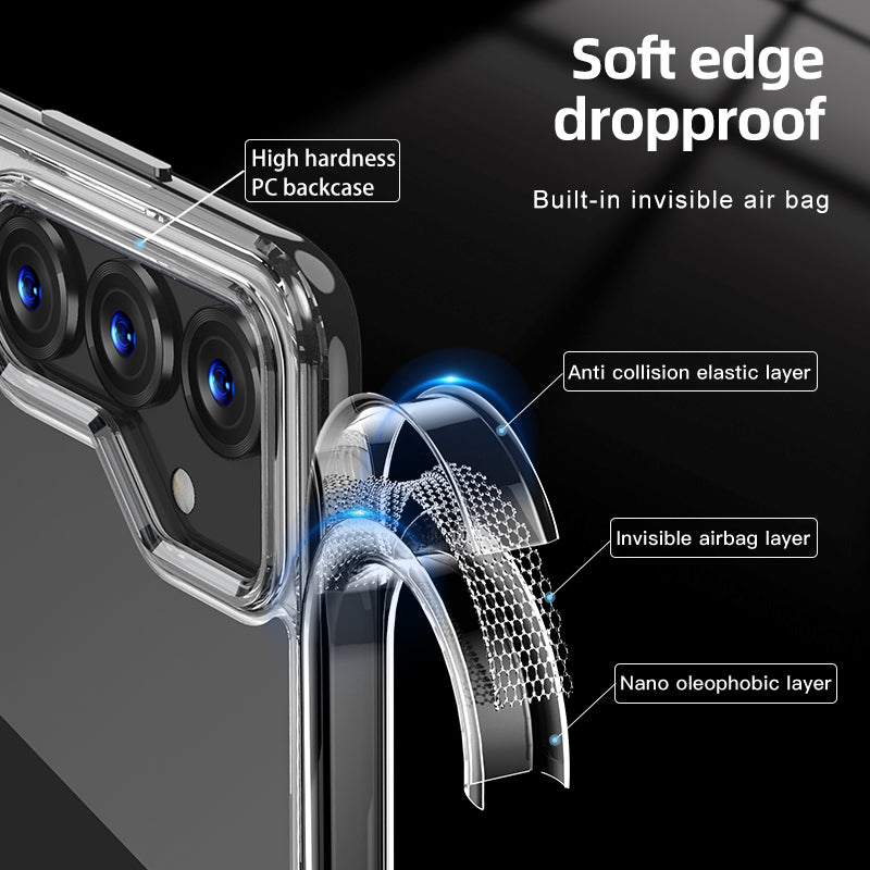 For Samsung Galaxy A25 5G PC TPU Phone Case Airbag Corner Protective Phone Cover