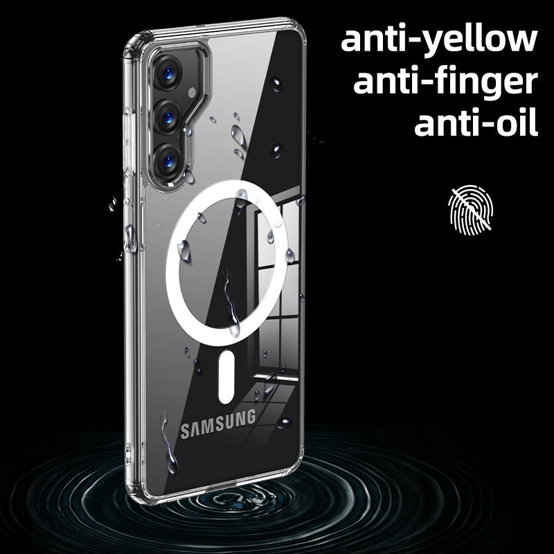 Phone Case Compatible with MagSafe for Samsung Galaxy A25 5G PC TPU Protective Phone Cover