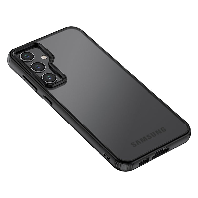 For Samsung Galaxy S23 FE PC TPU Phone Case Airbag Protection Anti-drop Phone Cover