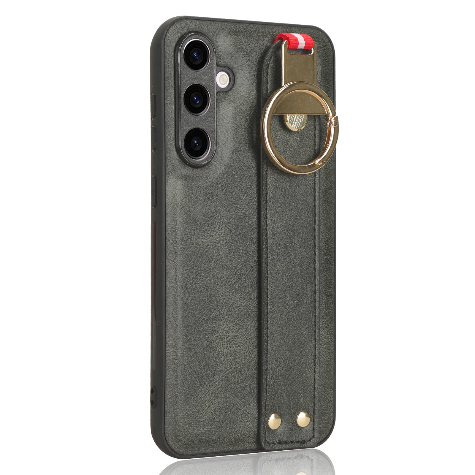 For Samsung Galaxy S23 FE Wristband Kickstand Phone Case PU Leather PC TPU Cover with Bottle Opener