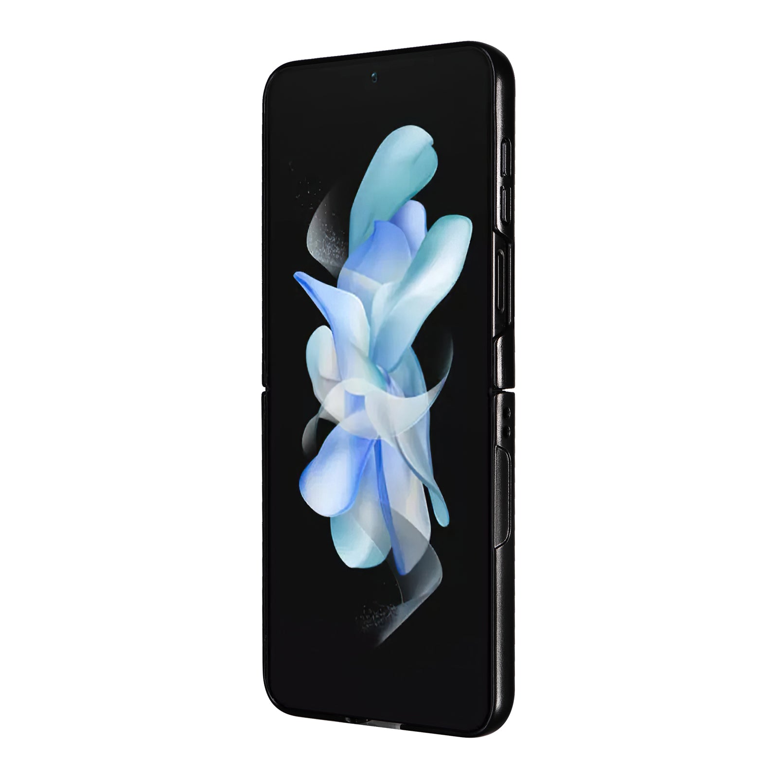 For Samsung Galaxy Z Flip5 5G Shockproof Phone Case Texture PU Leather PC Slim Cover