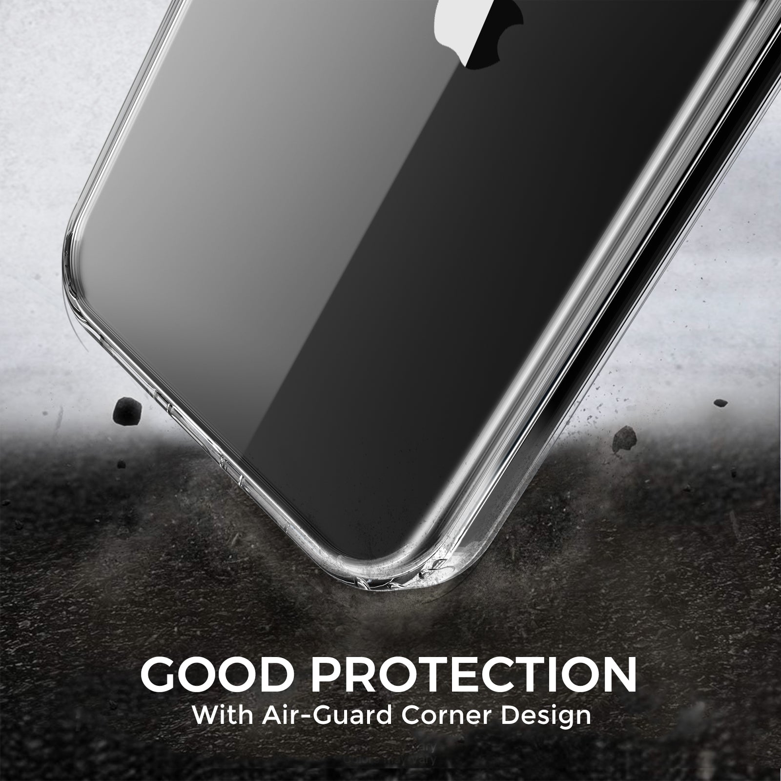 AHASTYLE PC06 Clear PC TPU Cover For iPhone 14 Plus Dustproof Mobile Phone Shell Anti-Scratch Case