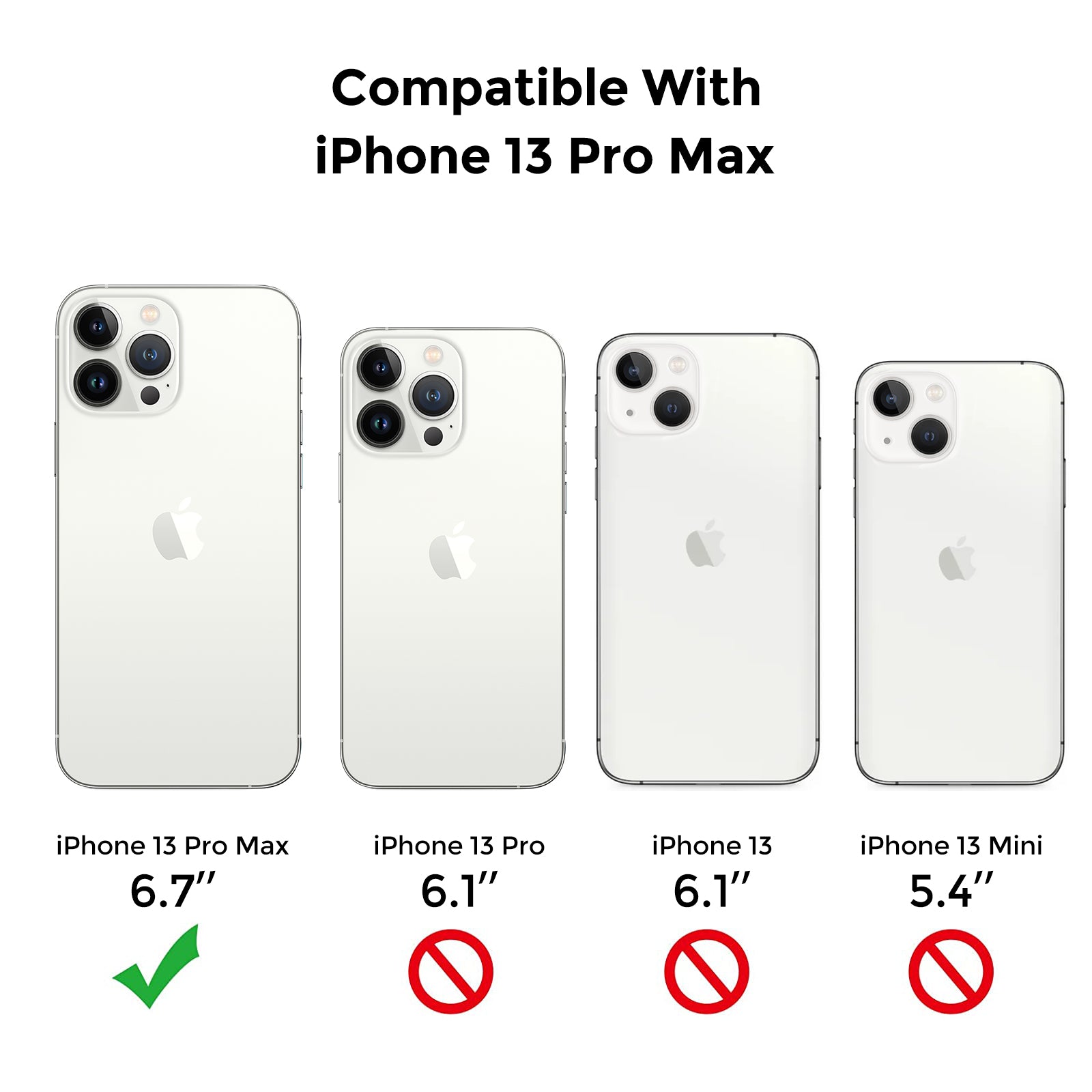 AHASTYLE PC06 For iPhone 13 Pro Max Dustproof Shell Anti-Scratch Smartphone Case Clear PC TPU Cover