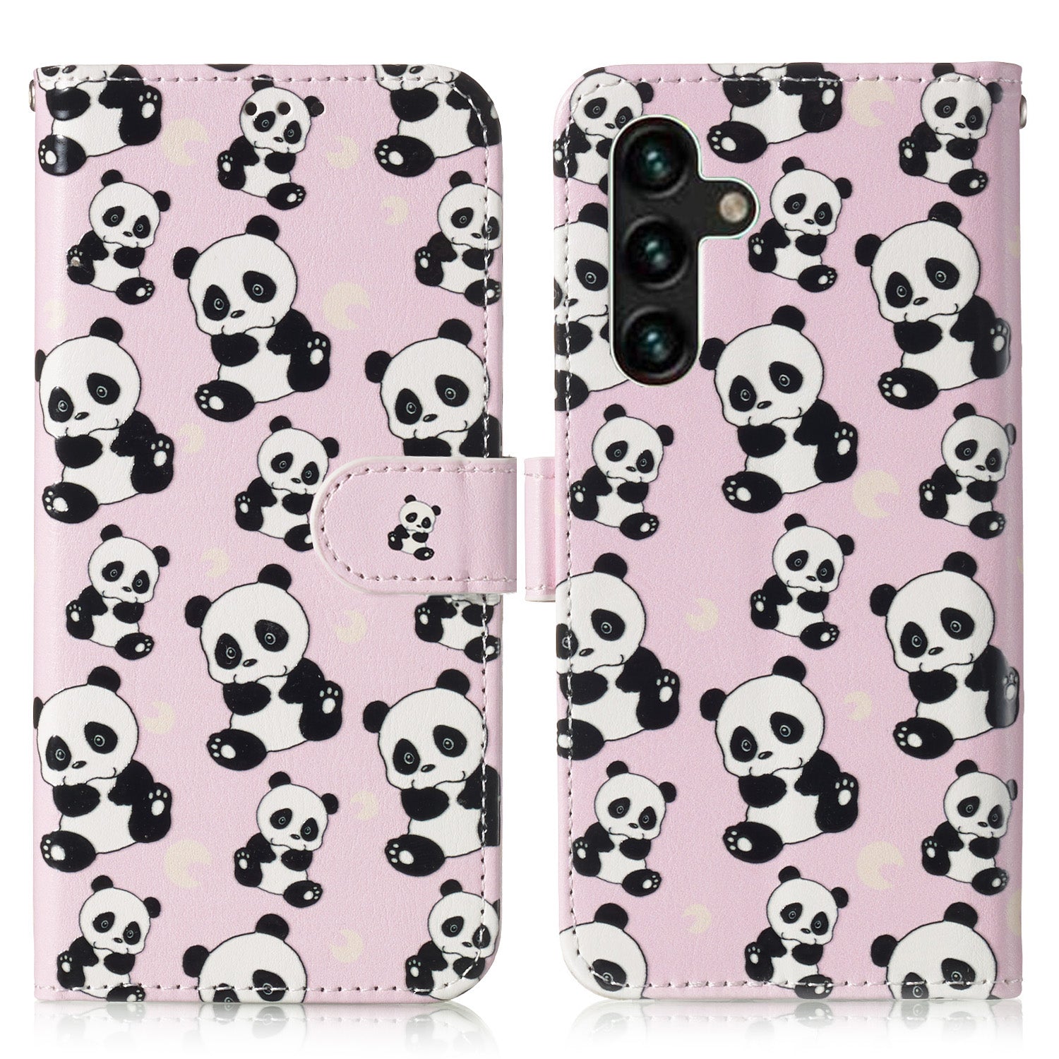 PU Leather Phone Case for Samsung Galaxy A24 4G A25 5G Pattern Printing Wallet Stand Protective Cover