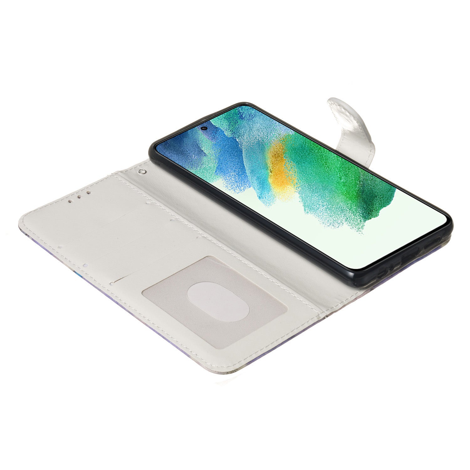 PU Leather Phone Case for Samsung Galaxy A24 4G A25 5G Pattern Printing Wallet Stand Protective Cover