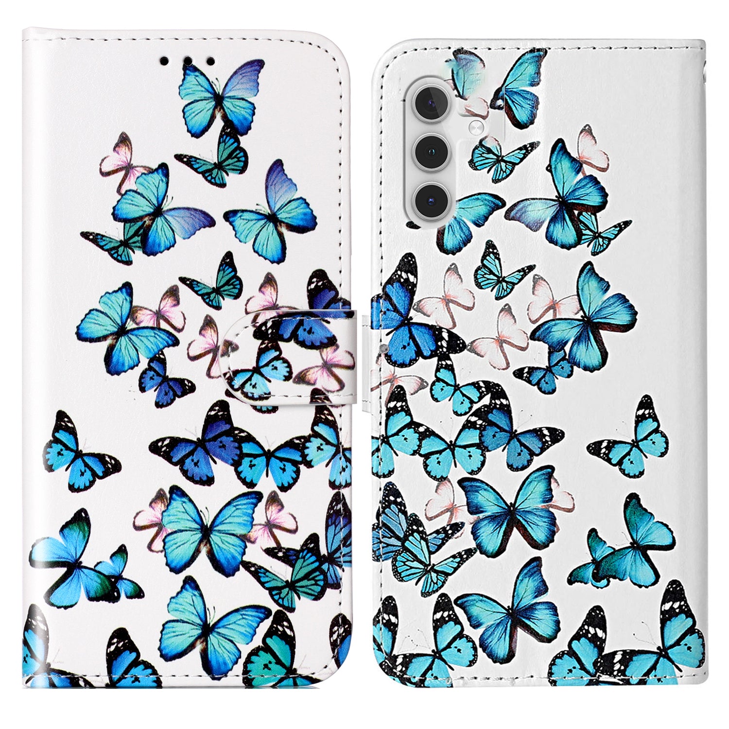 Wallet Folio Flip Phone Case for Samsung Galaxy A24 4G A25 5G PU Leather Pattern Printing Stand Cover