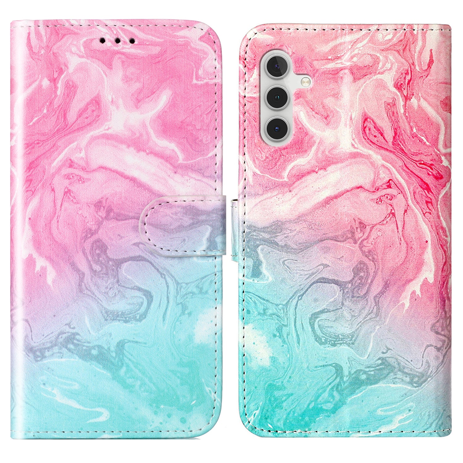 Wallet Folio Flip Phone Case for Samsung Galaxy A24 4G A25 5G PU Leather Pattern Printing Stand Cover