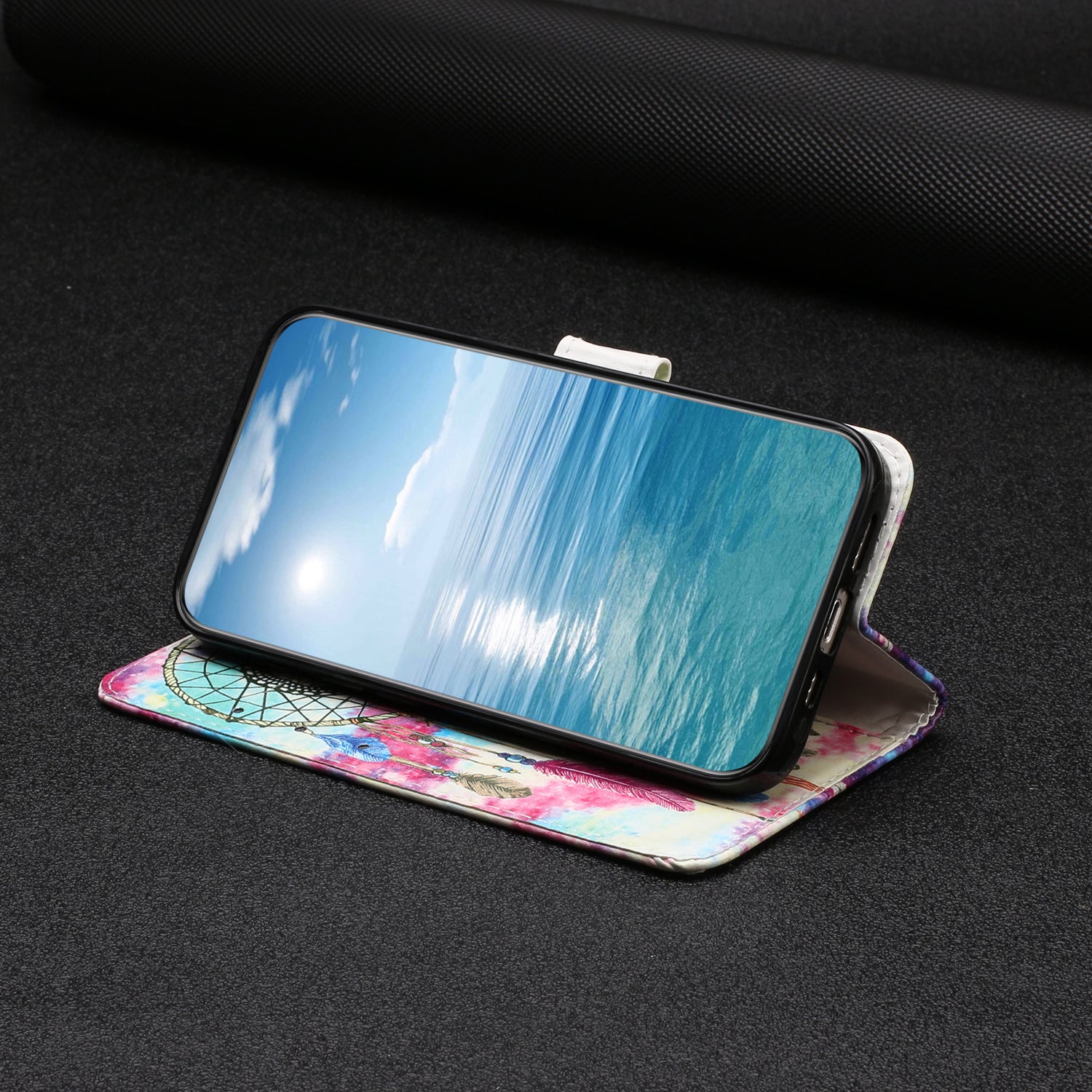 Wallet Folio Flip Phone Case for Samsung Galaxy A24 4G A25 5G PU Leather Pattern Printing Stand Cover