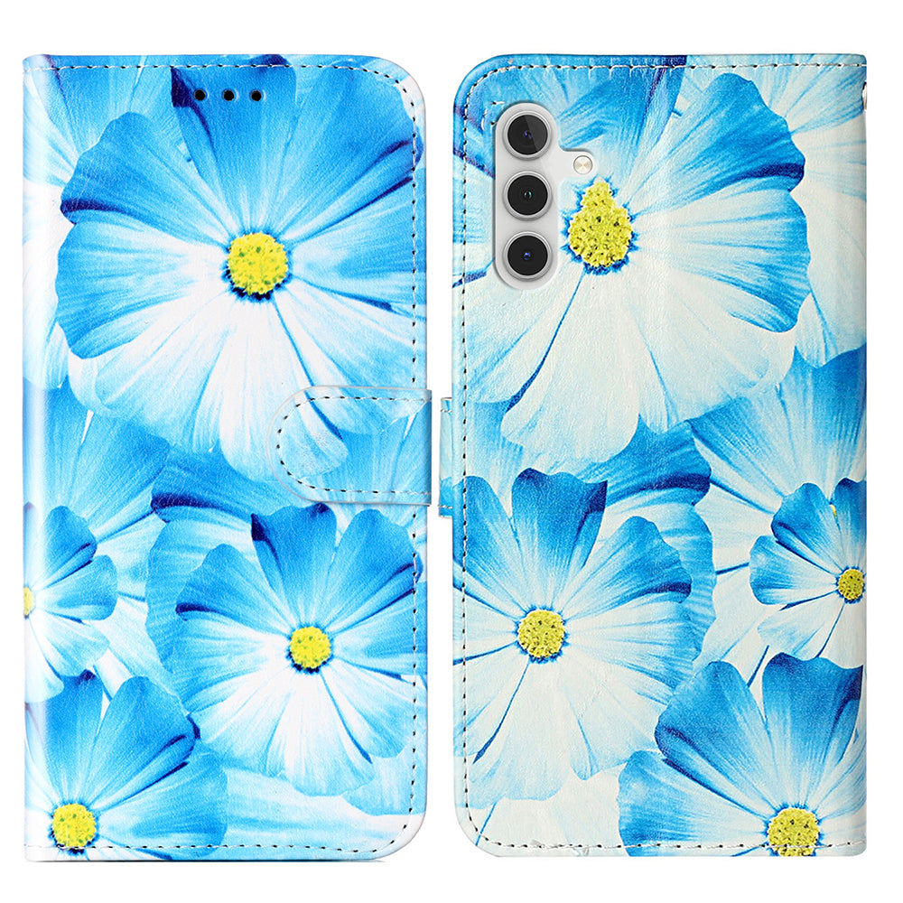 Wallet Folio Flip Phone Case for Samsung Galaxy A24 4G A25 5G PU Leather Pattern Printing Stand Cover
