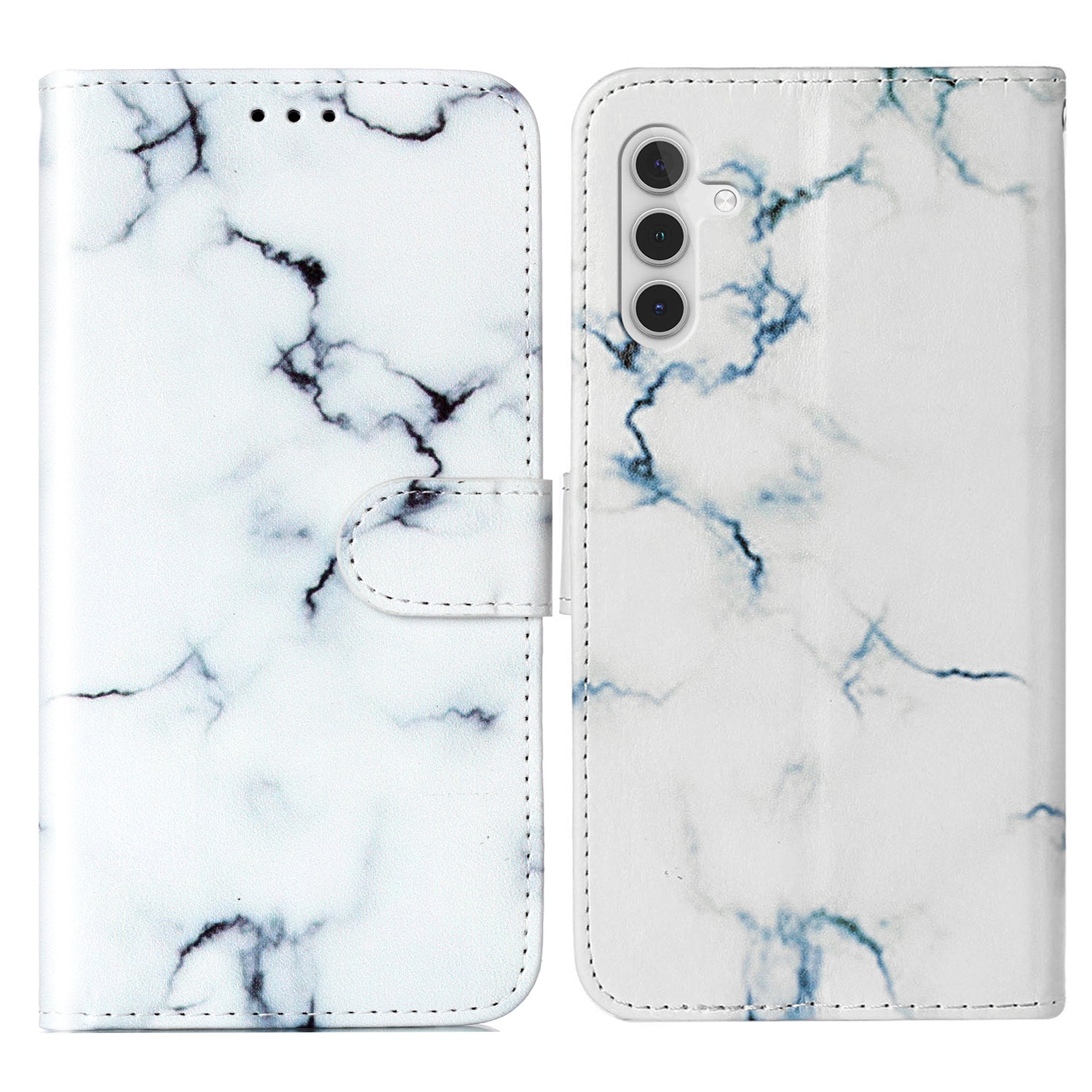 For Samsung Galaxy S23 FE PU Leather Pattern Printing Case Wallet Stand Shockproof Phone Cover