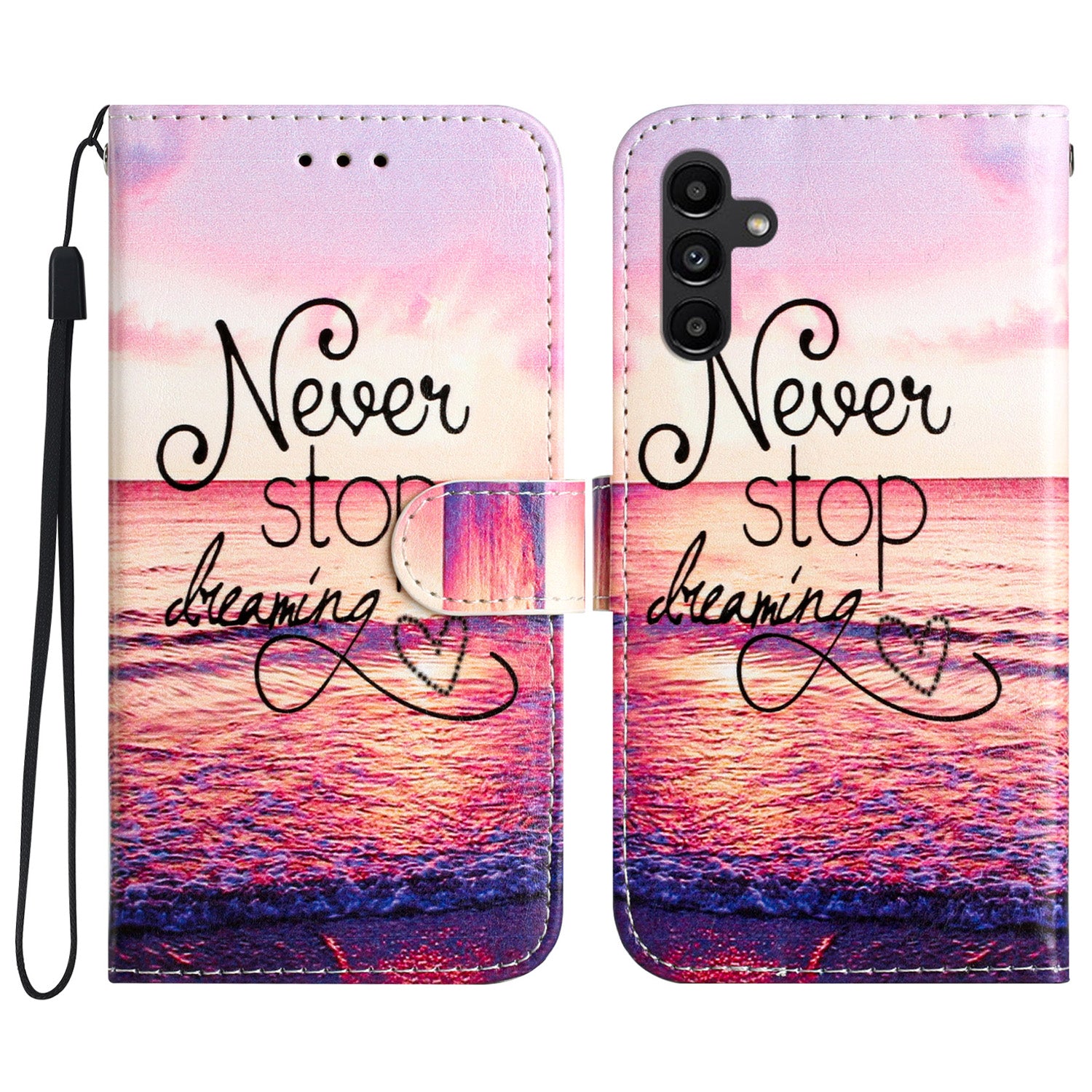 Pouzdro na peněženku pro Samsung Galaxy A24 4G A25 5G PU kožený stojánek na tisk vzoru Kryt na telefon