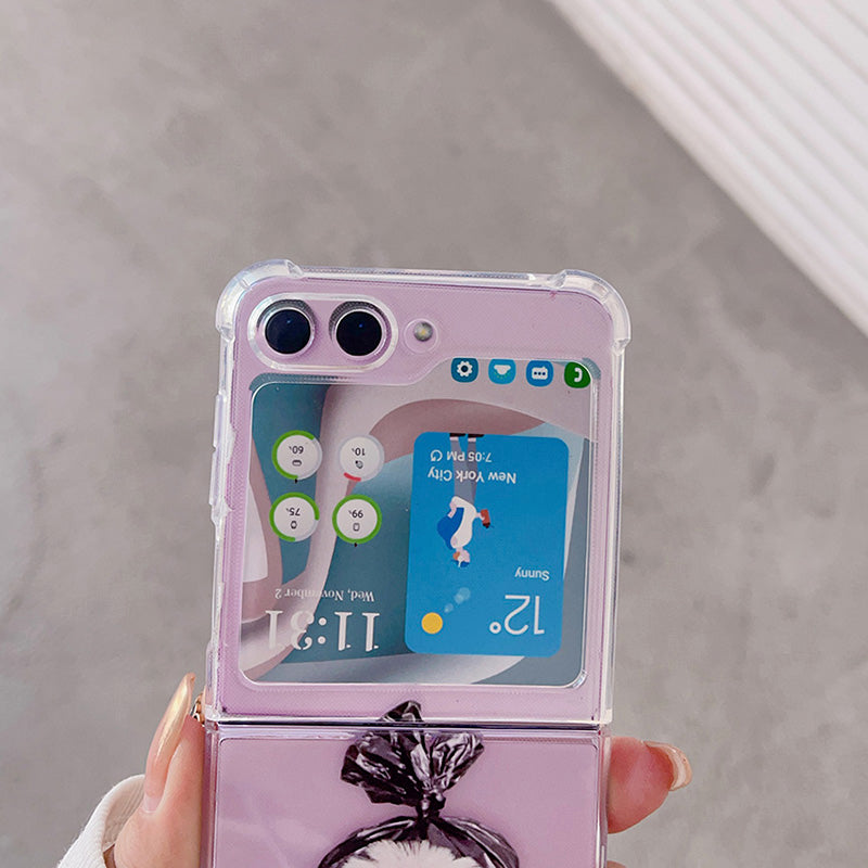 For Samsung Galaxy Z Flip5 5G TPU Reinforced Corners Phone Case Pattern Printing Phone Cover