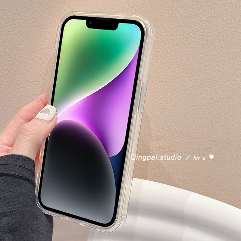 Pro iPhone 14 TPU ochranné pouzdro na telefon Cute Butterfly and Love Embroidery Phone Back Cover