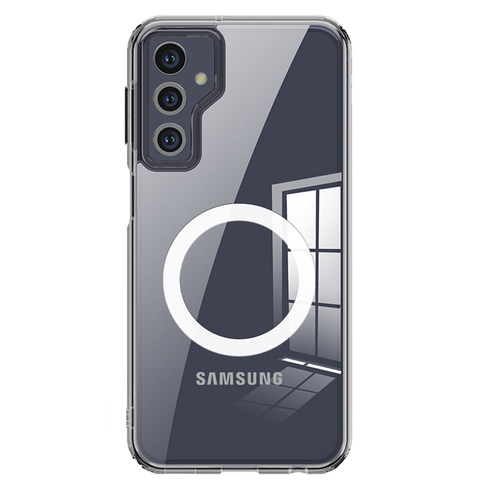 PC TPU Magnetic Case for Samsung Galaxy F34 5G M34 5G Phone Cover Compatible with MagSafe