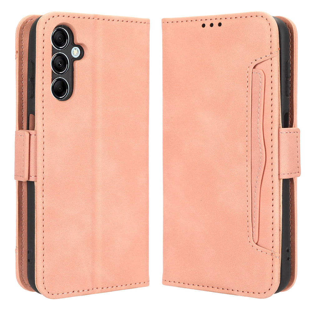 For Samsung Galaxy F34 5G M34 5G Multiple Card Slots Phone Leather Case Wallet Stand Phone Cover