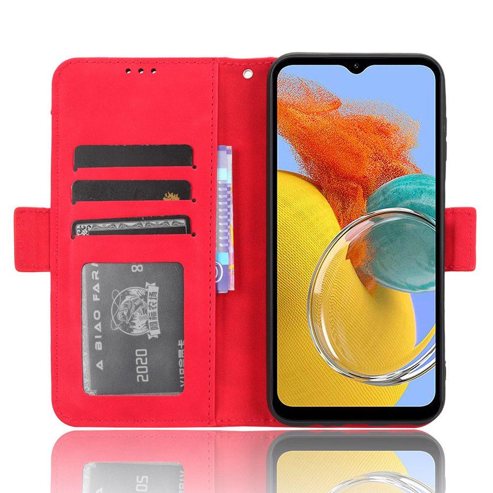 For Samsung Galaxy F34 5G M34 5G Multiple Card Slots Phone Leather Case Wallet Stand Phone Cover