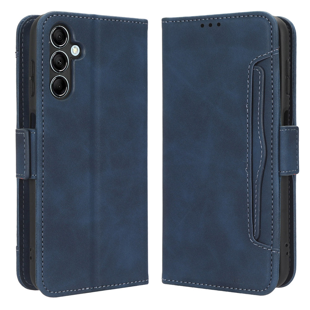 For Samsung Galaxy F34 5G M34 5G Multiple Card Slots Phone Leather Case Wallet Stand Phone Cover