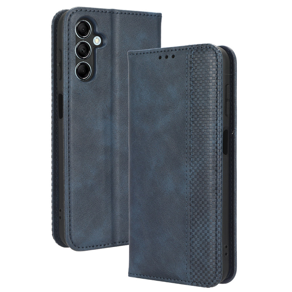 For Samsung Galaxy F34 5G M34 5G Wallet Retro PU Leather Case Stand Protective Phone Cover