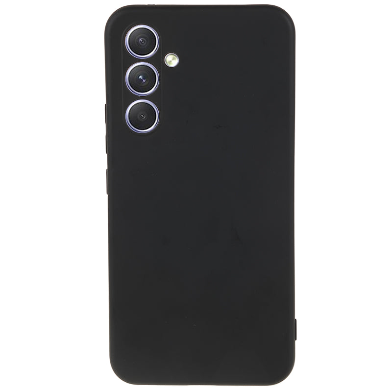 Til Samsung Galaxy S23 FE Fiberforing Gummibelagt TPU-telefoncover Anti-ridse bagcover 
