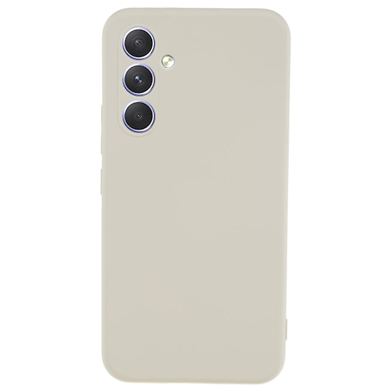 Til Samsung Galaxy S23 FE Fiberforing Gummibelagt TPU-telefoncover Anti-ridse bagcover 