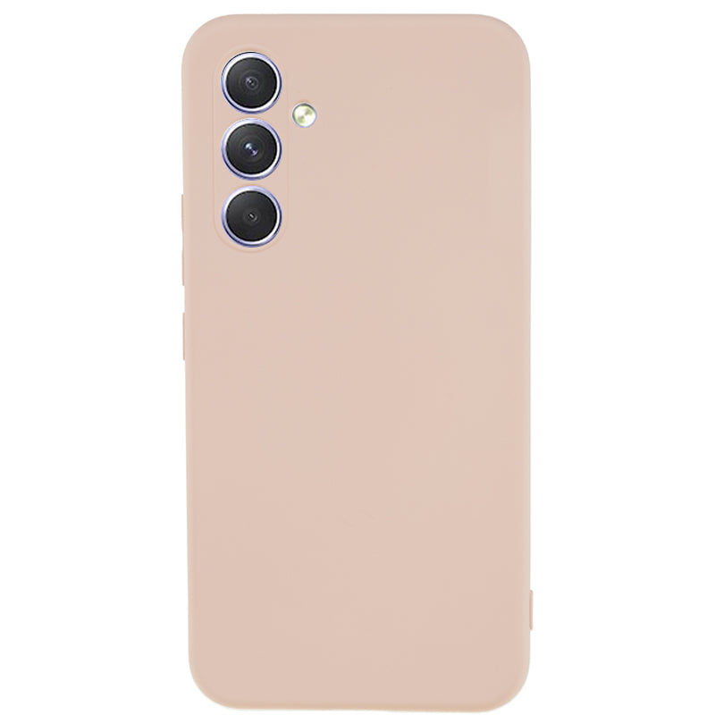 Til Samsung Galaxy S23 FE Fiberforing Gummibelagt TPU-telefoncover Anti-ridse bagcover 