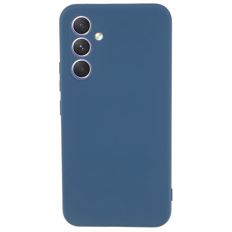Til Samsung Galaxy S23 FE Fiberforing Gummibelagt TPU-telefoncover Anti-ridse bagcover 