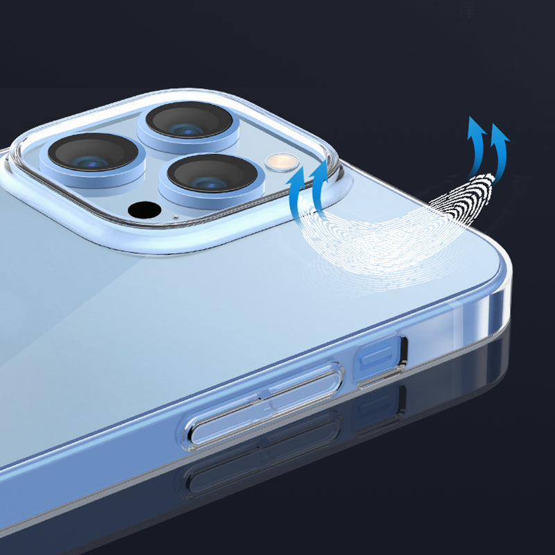 X-LEVEL For iPhone 15 Pro Transparent Hard PC Back Protector Case Ultra Thin Anti-drop Phone Cover