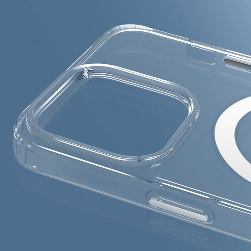 X-LEVEL Ultra Clear Phone Case for iPhone 15 Plus Shockproof TPU PC Phone Cover Compatible with MagSafe