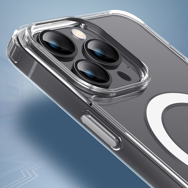 X-LEVEL Ultra Clear Phone Case for iPhone 15 Plus Shockproof TPU PC Phone Cover Compatible with MagSafe