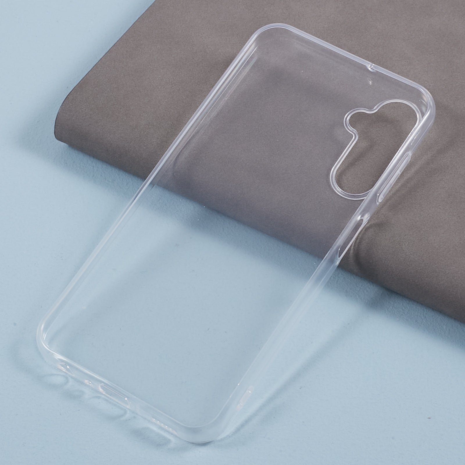 For Samsung Galaxy A25 5G Super Slim TPU Phone Cover HD Clear Cell Phone Case (Big Rear Lens Cutout Hole)