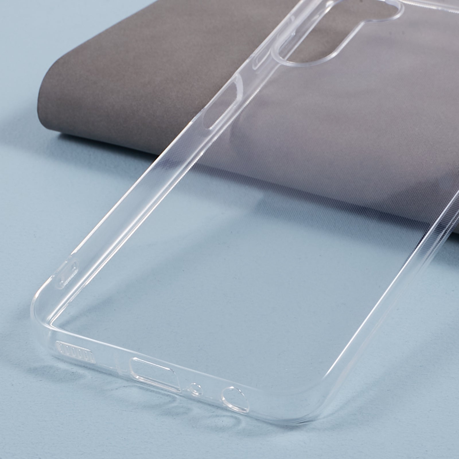 For Samsung Galaxy A25 5G Super Slim TPU Phone Cover HD Clear Cell Phone Case (Big Rear Lens Cutout Hole)