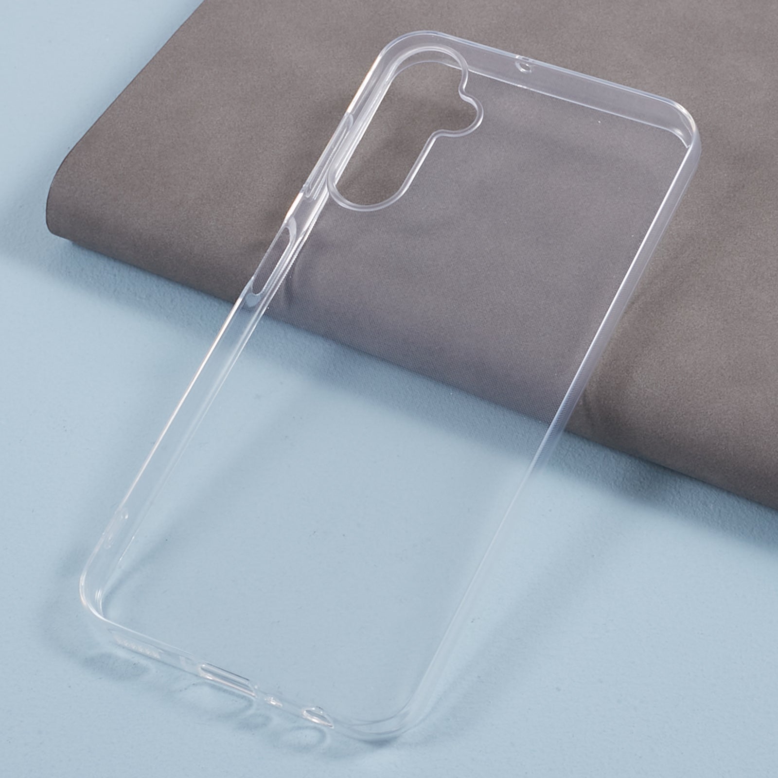 For Samsung Galaxy A25 5G Super Slim TPU Phone Cover HD Clear Cell Phone Case (Big Rear Lens Cutout Hole)