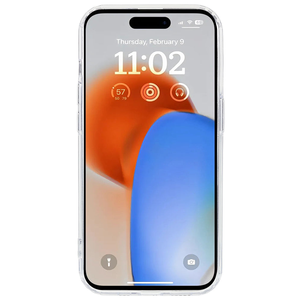 For iPhone 15 Pro Max Clear Protective Cover Acrylic TPU Magnetic Phone Case Compatible with MagSafe
