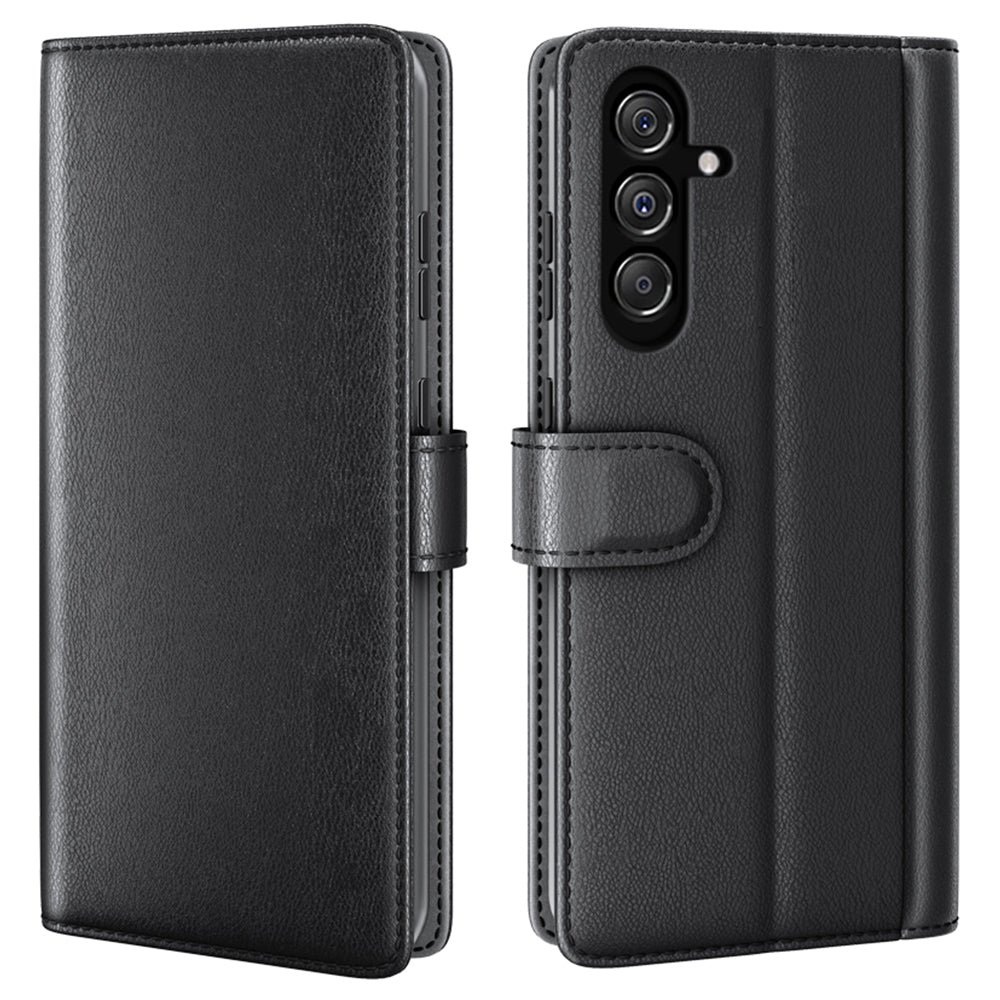 For Samsung Galaxy F34 5G M34 5G Genuine Split Leather Cover Wallet Stand Shell Shockproof Phone Case