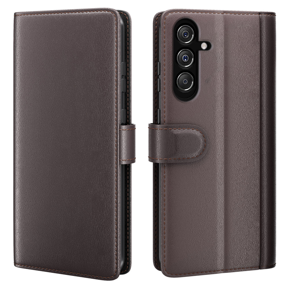 For Samsung Galaxy F34 5G M34 5G Genuine Split Leather Cover Wallet Stand Shell Shockproof Phone Case