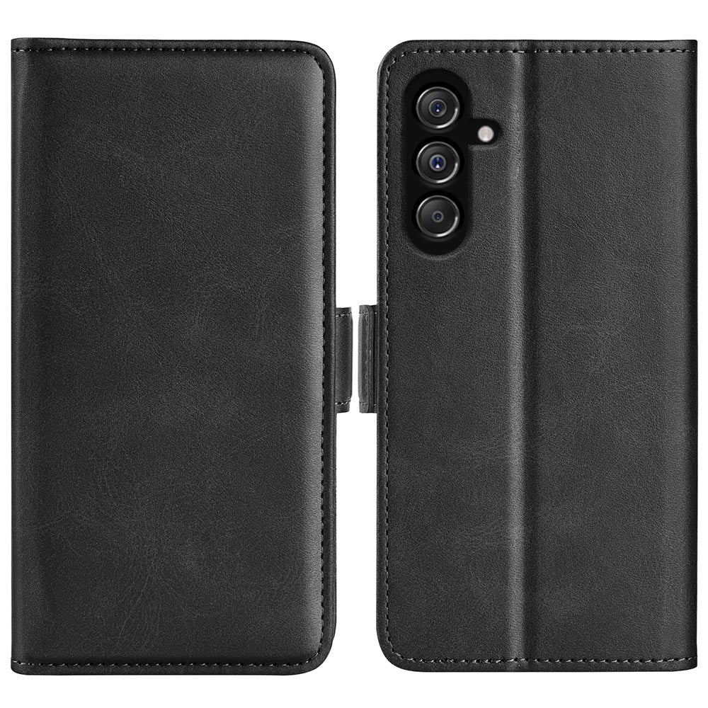 For Samsung Galaxy F34 5G M34 5G Calf Texture Phone Case Supporting Stand Wallet Leather Phone Cover