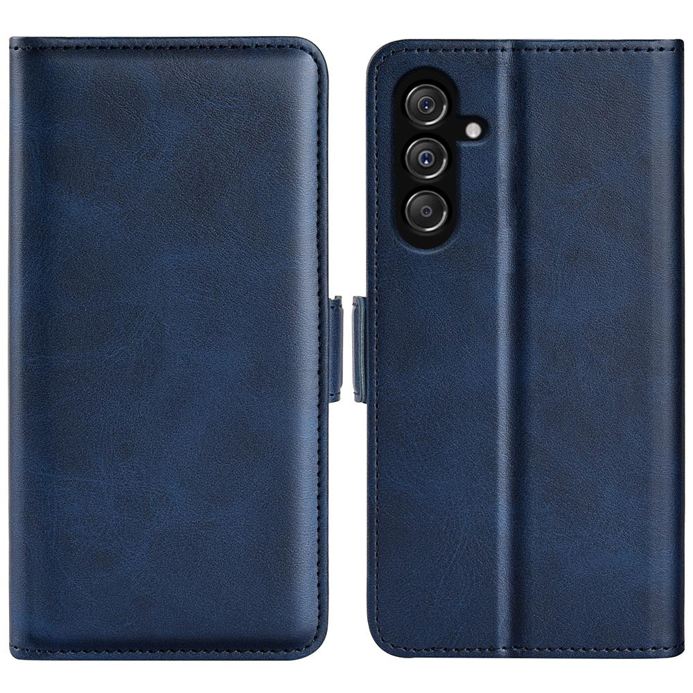 For Samsung Galaxy F34 5G M34 5G Calf Texture Phone Case Supporting Stand Wallet Leather Phone Cover