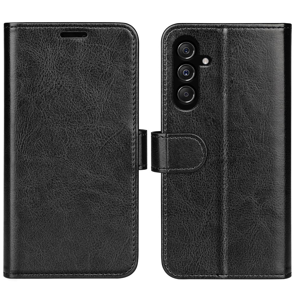 For Samsung Galaxy F34 5G M34 5G Anti-Scratch PU Leather Cell Phone Cover Stand Crazy Horse Texture Wallet Case