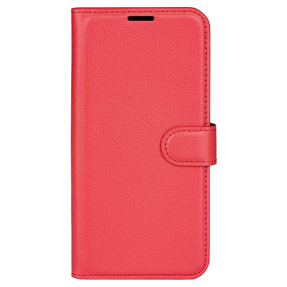 For Samsung Galaxy F34 5G M34 5G Phone Case Anti-Scratch Stand PU Leather Wallet Litchi Texture Protective Cover
