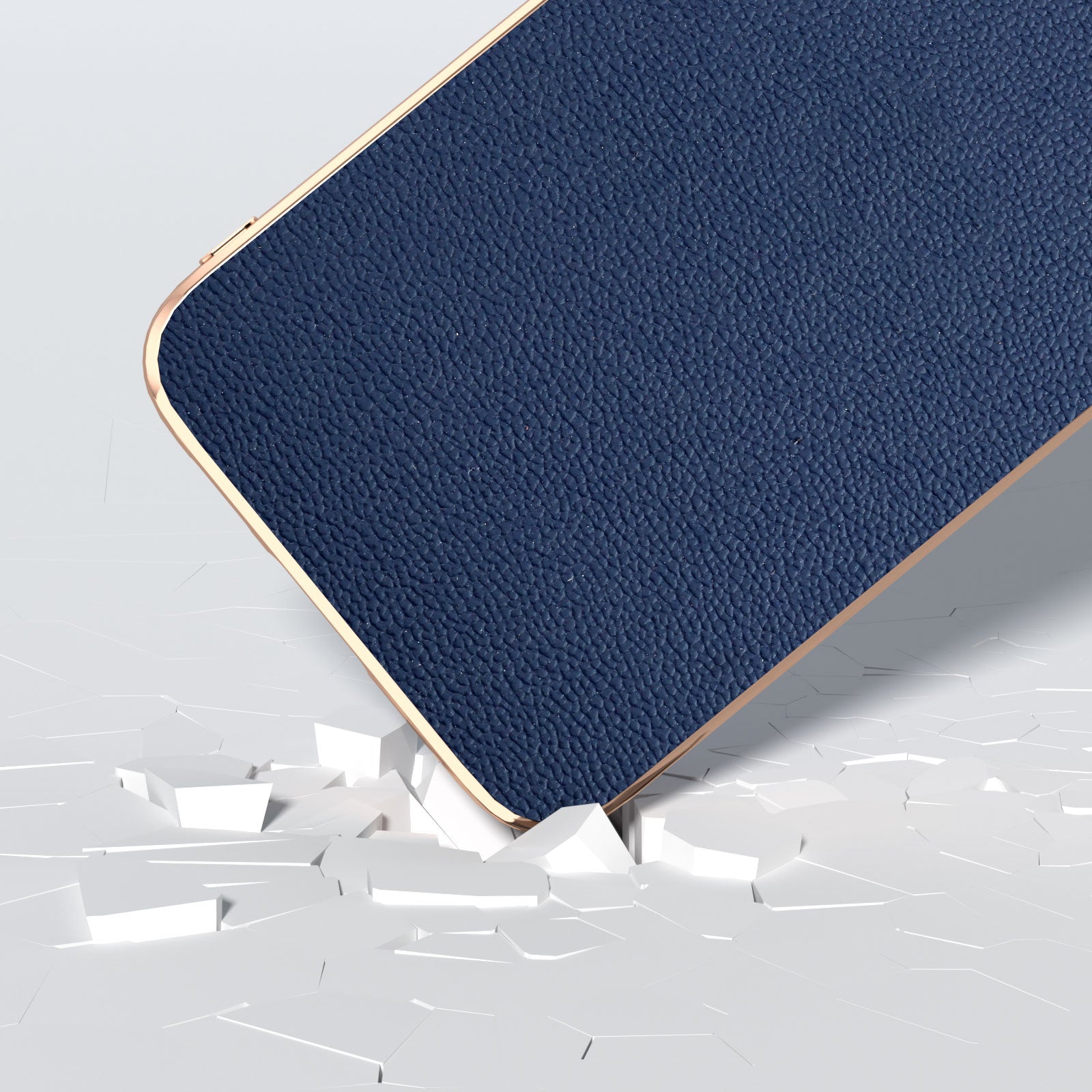 For Samsung Galaxy S23 FE Litchi Texture Phone Case Genuine Cow Leather Coated PC TPU Electroplating Cover