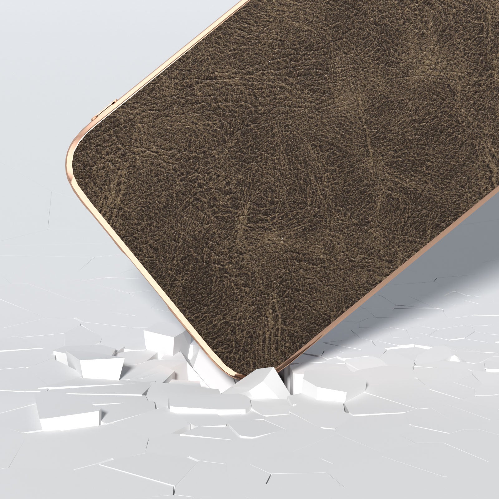 For Samsung Galaxy S23 FE Litchi Texture Electroplating Case PU Leather Coated PC TPU Phone Cover