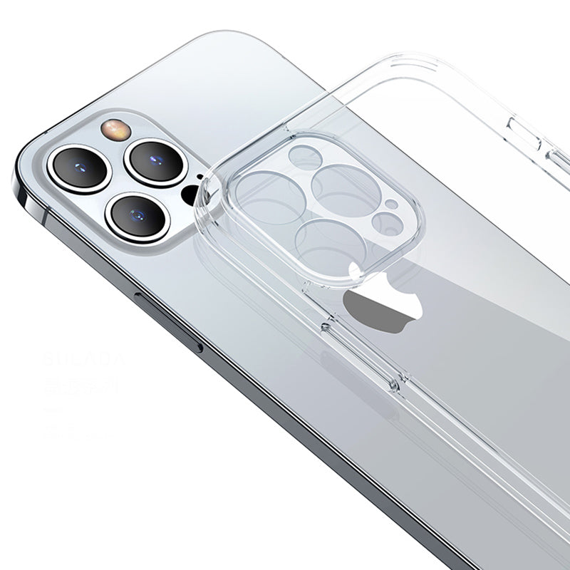SULADA pro iPhone 15 Pro prachotěsný HD průhledný kryt na mobilní telefon PC TPU kryt proti poškrábání