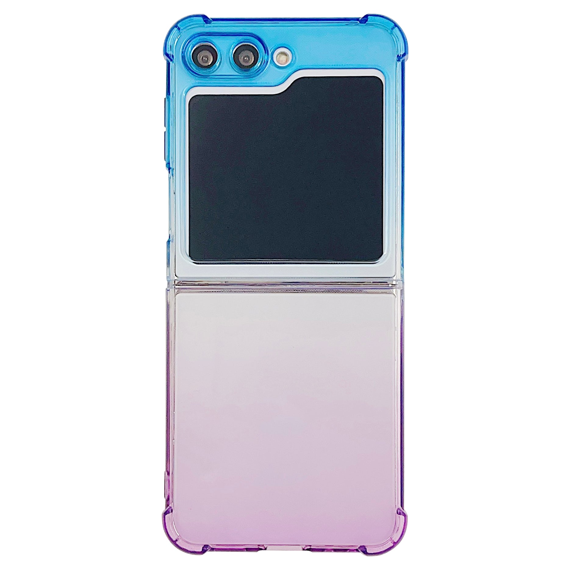For Samsung Galaxy Z Flip5 5G Gradient Color Folding Phone Case Anti-scratch TPU Cover