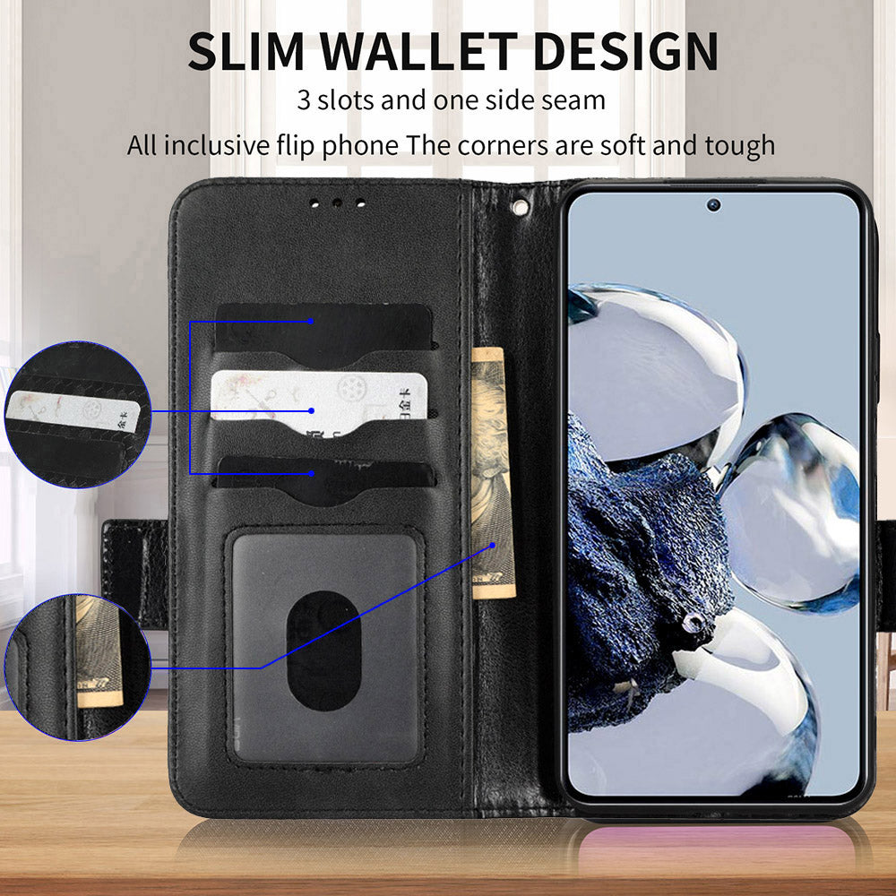 For Samsung Galaxy Z Fold5 5G Stand Phone Cover PU Leather Imprinted Triangle Wallet Case with Pen Holder